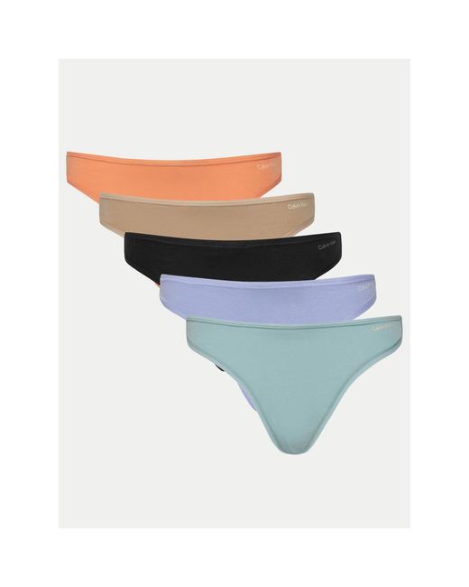 Calvin Klein Multicolor 5Er-Set Stringtangas 000Qd5250E