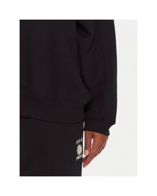 Billabong Black Sweatshirt So Sunny Ebjft00155 Oversize