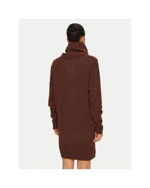 Liu Jo Brown Strickkleid Wf4430 Ma49P Regular Fit