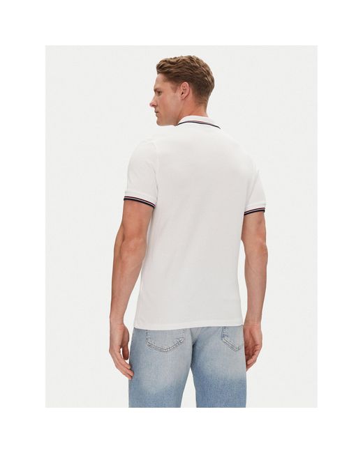 Save The Duck Poloshirt Dr0136M Bate20 Regular Fit in White für Herren