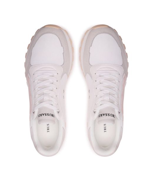 Trussardi Pink Sneakers 79A00850 Weiß