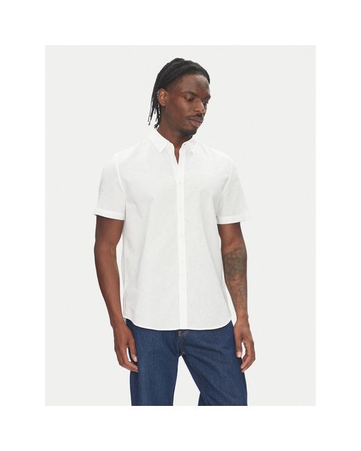 Mustang Hemd Berkeley 1016464 Regular Fit in White für Herren
