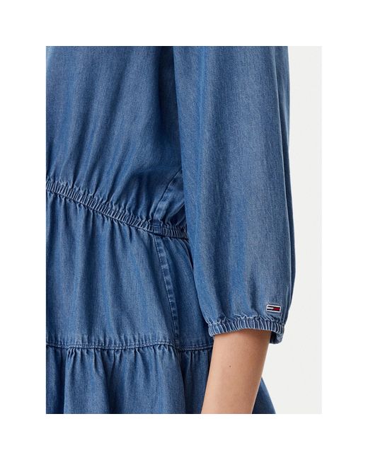 Tommy Hilfiger Blue Kleid Für Den Alltag Dw0Dw20612 Relaxed Fit