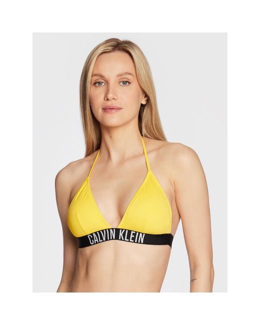 Calvin Klein Yellow Bikini-Oberteil Intense Power Kw0Kw01850