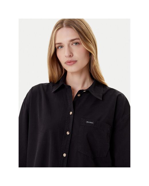 Guess Black Hemd W4Yh22 Wgcf1 Relaxed Fit