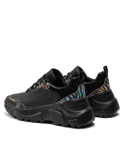 Just Cavalli Black Sneakers 76Ra3Sl3