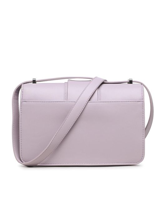 Calvin Klein Purple Handtasche bar hardware shoulder bag md k60k610734 vdq