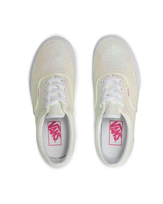 Vans White Sneakers aus stoff era vn0a54f13ua1 (uv glitter) pink/tr wht