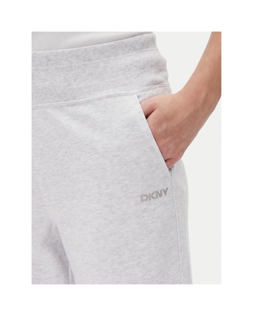 DKNY White Jogginghose Dp5P3601 Regular Fit