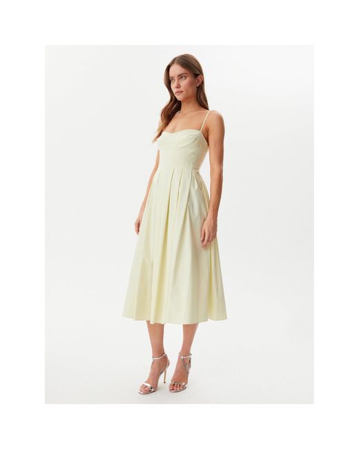 Guess Yellow Coctailkleid W5Gk61 Wgmr2 Regular Fit