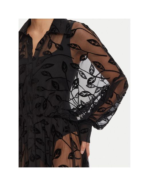 Norma Kamali Black Kimono St4243Bva70556 Relaxed Fit