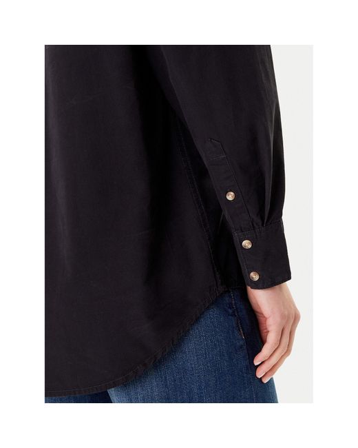 Guess Black Hemd W4Yh22 Wgcf1 Relaxed Fit