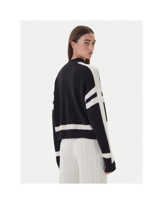 Guess Black Rollkragenpullover W5Br78 Z4242 Relaxed Fit