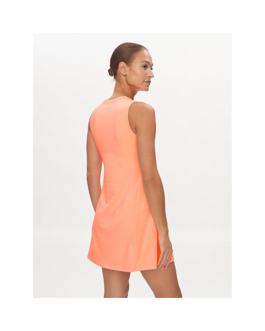 DKNY Orange Sommerkleid Dp2D4754 Slim Fit