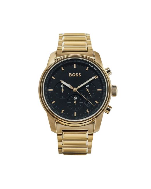 Boss Uhr Trace 1514006 in Metallic für Herren