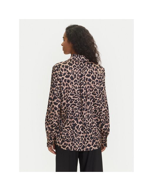 Guess Brown Hemd W5Yh03 Wf1T2 Regular Fit