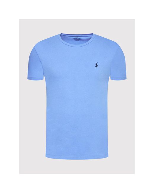 Polo Ralph Lauren T-Shirt 710671438230 Custom Slim Fit in Blue für Herren