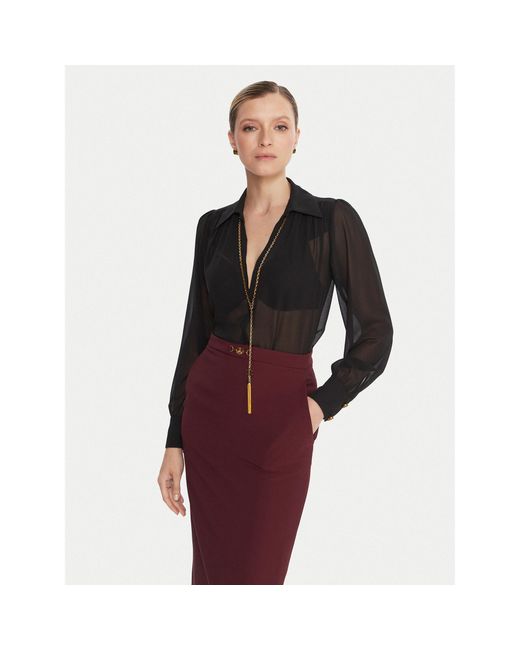 Elisabetta Franchi Red Bluse Ca-133-57E2-V400 Regular Fit