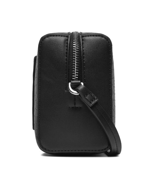 Calvin Klein Black Handtasche Ck Daily Camera Bag_Croco K60K612140