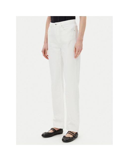 Karl Lagerfeld White Jeans A2W10135 Straight Fit