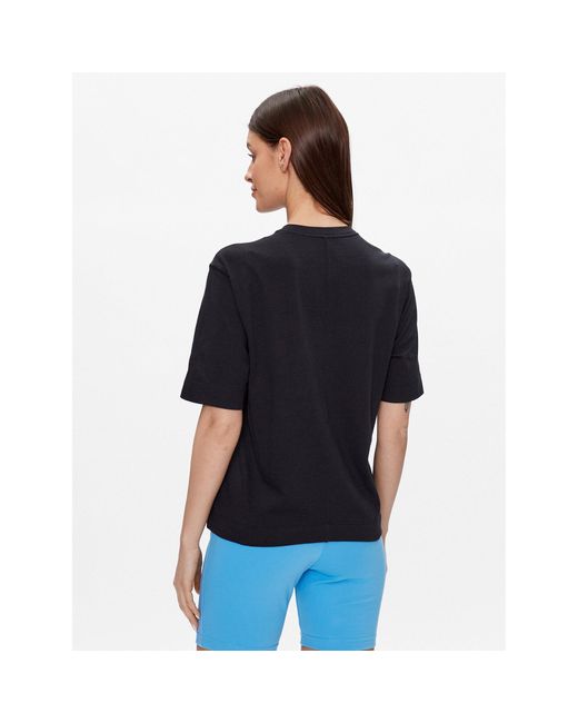 Calvin Klein Black T-Shirt 00Gws3K104 Relaxed Fit
