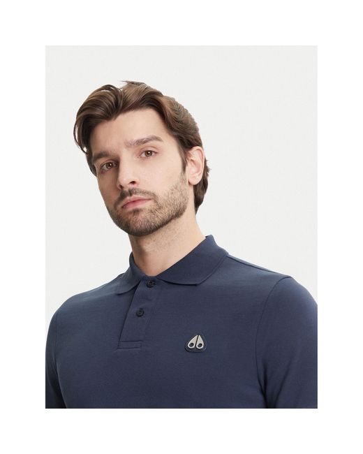 Moose Knuckles Poloshirt Everett M34Mt712 Slim Fit in Blue für Herren