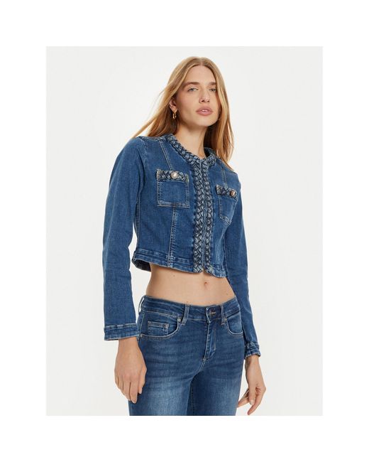 Liu Jo Blue Jeansjacke Uf4120 D4448 Regular Fit