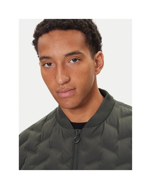 Geox Bomberjacke Spherica M5628R T3271 F3251 Regular Fit in Gray für Herren