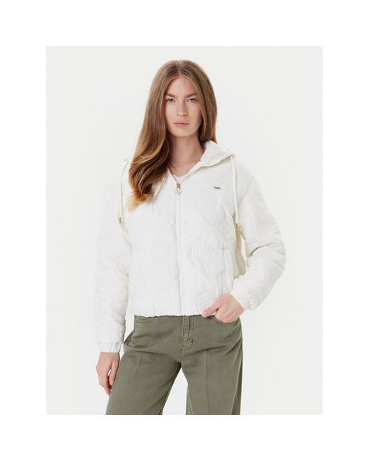 Guess White Übergangsjacke 177287 Classic Fit