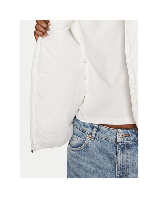 Tommy Hilfiger White Daunenjacke Tape Dw0Dw18308 Weiß Regular Fit
