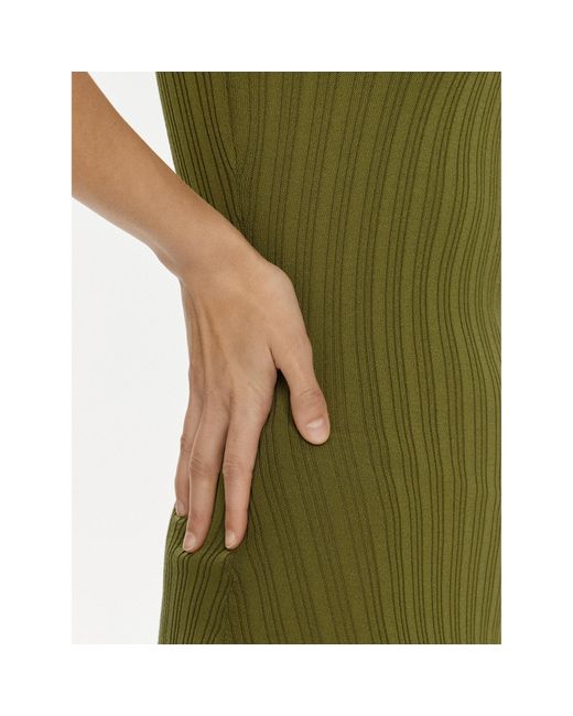Silvian Heach Green Kleid Für Den Alltag Gpp24020Ve Grün Bodycon Fit