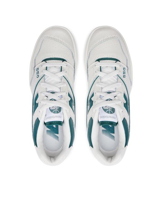 New Balance White Sneakers Bbw550Bi Weiß