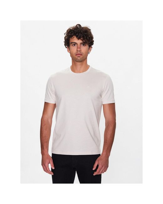 Calvin Klein T-Shirt Smooth K10K110589 Regular Fit in White für Herren