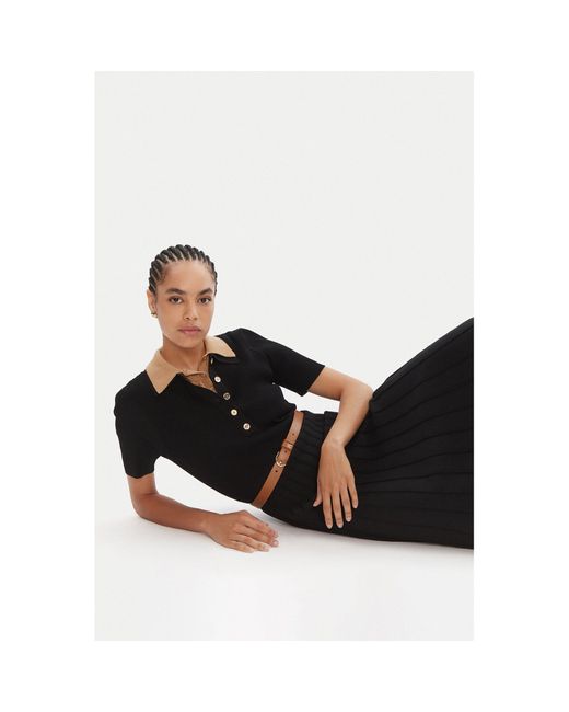 MICHAEL Michael Kors Black Strickkleid Mt5834F33D Regular Fit
