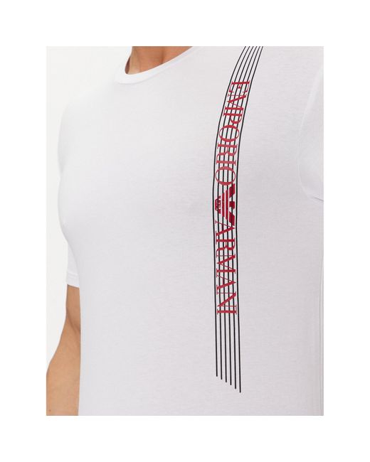 Emporio Armani T-Shirt 111971 4R525 00010 Weiß Slim Fit in White für Herren