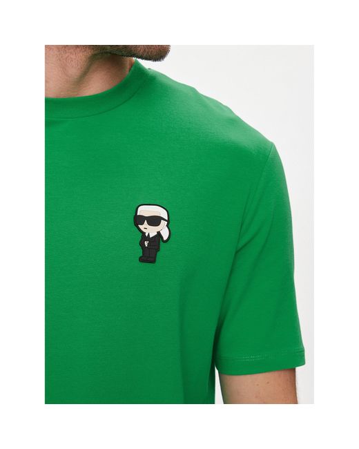 Karl Lagerfeld T-Shirt 755027 542221 Grün Regular Fit in Green für Herren