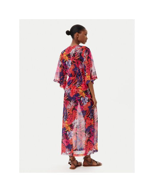 Selmark Orange Strandkleid Bl596 Relaxed Fit