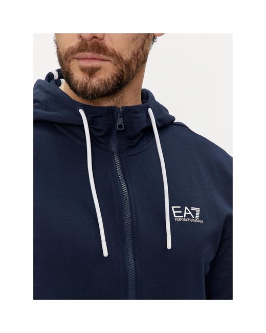 EA7 Sweatshirt 3Dpm53 Pj05Z 1554 Regular Fit in Blue für Herren