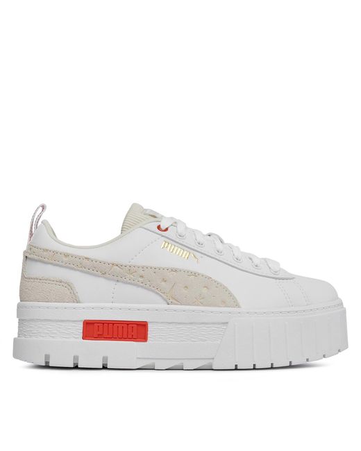 PUMA White Sneakers mayze lucky charm wns 389585 01