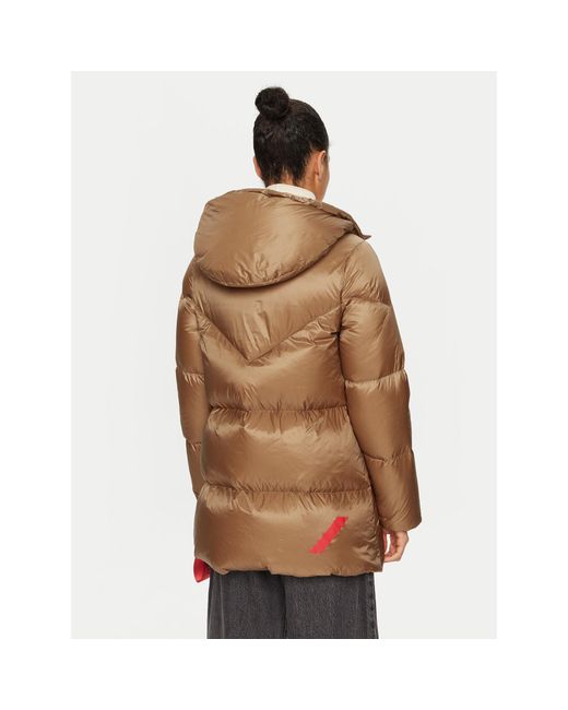 AFTER LABEL Brown Daunenjacke Vienna A00029 Regular Fit