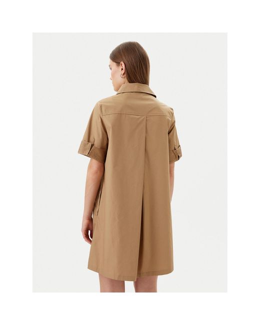 Lola Casademunt Brown Hemdkleid Ls2516065 Regular Fit