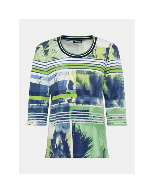 Olsen Green Bluse 11104732 Relaxed Fit