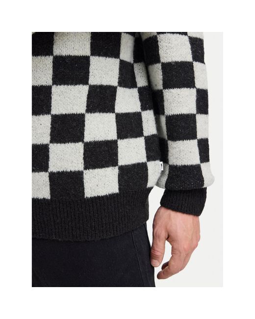 Solid Pullover Malloy 21108281 Regular Fit in Black für Herren