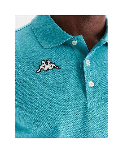 Kappa Poloshirt Logo Sharas Mss 302B3D0 Regular Fit in Blue für Herren