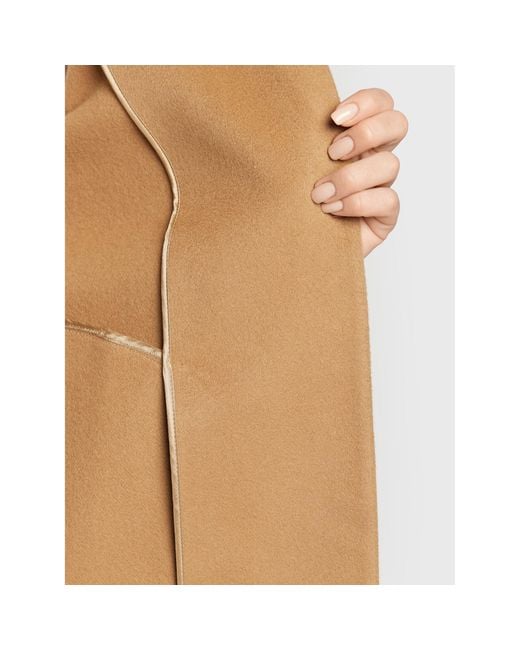 Calvin Klein Brown Wollmantel K20K204154 Regular Fit