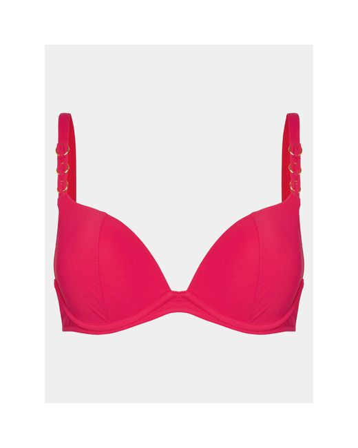 Chantelle Red Bikini-Oberteil Emblem C17Tnp