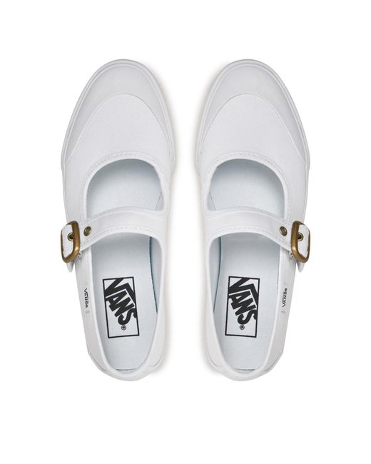 Vans White Sneakers Aus Stoff Mary Jane Vn000Crrw001 Weiß