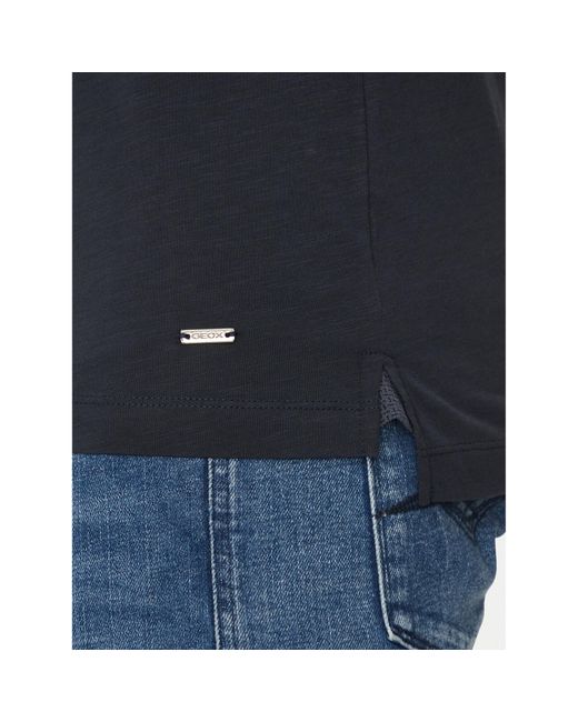 Geox T-Shirt M5510C T3243 F1624 Regular Fit in Blue für Herren