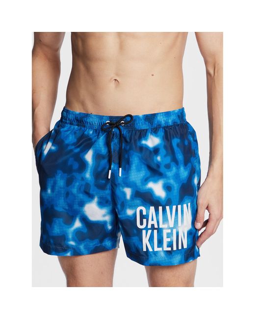 Calvin Klein Badeshorts Km0Km00795 Regular Fit in Blue für Herren