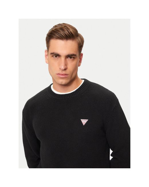 Guess Pullover M4Br30 Z3Hm1 Regular Fit in Black für Herren